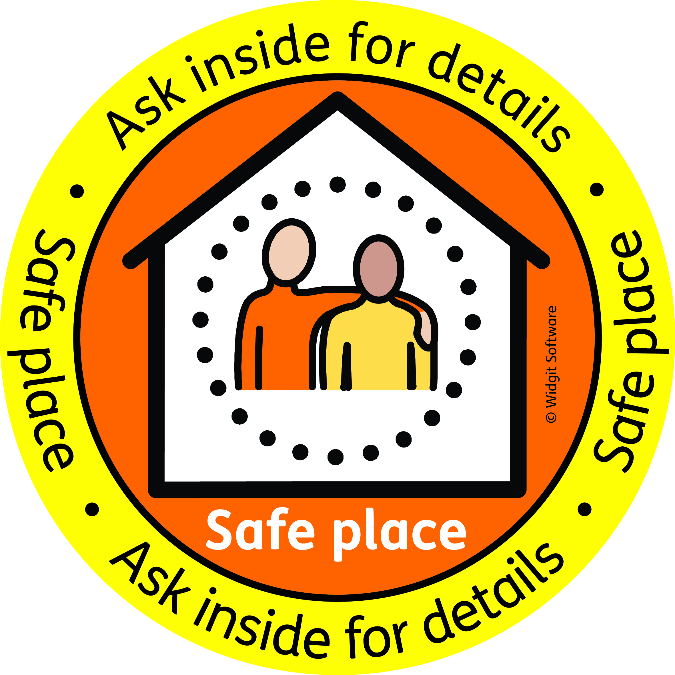 Safe place store symbol